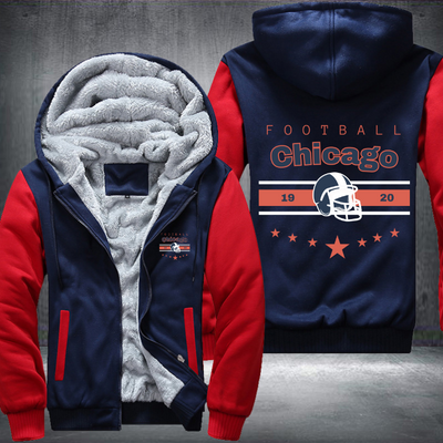 Vintage Football Chicago 1920 Fleece Hoodies Jacket