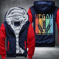 Vegan Animal Lives Matter Fleece Hoodies Jacket