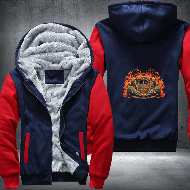 Racing towards victory with the Winsel Fleece Hoodies Jacket