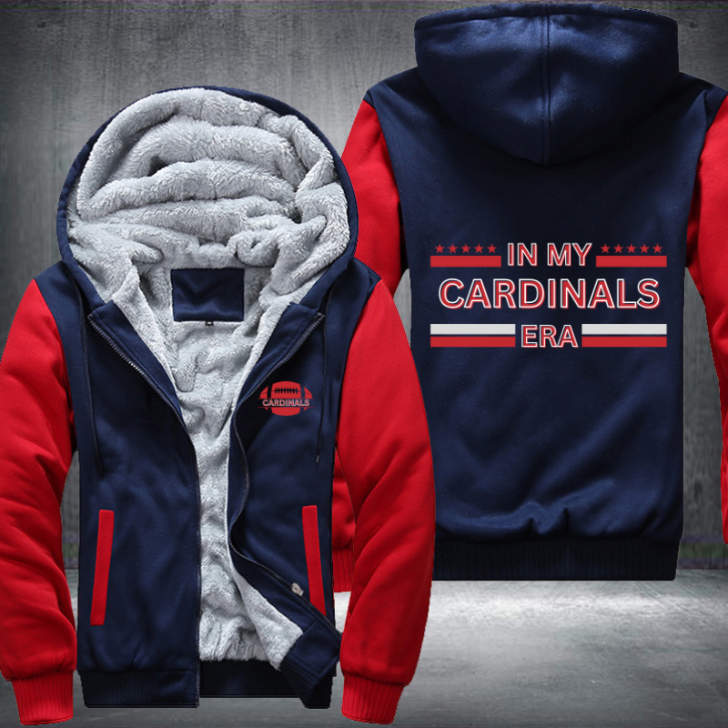 In My Football Era Game Day Cardinals Fleece Hoodies Jacket