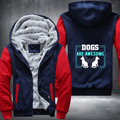 DOGS ARE AWESOME Fleece Hoodies Jacket