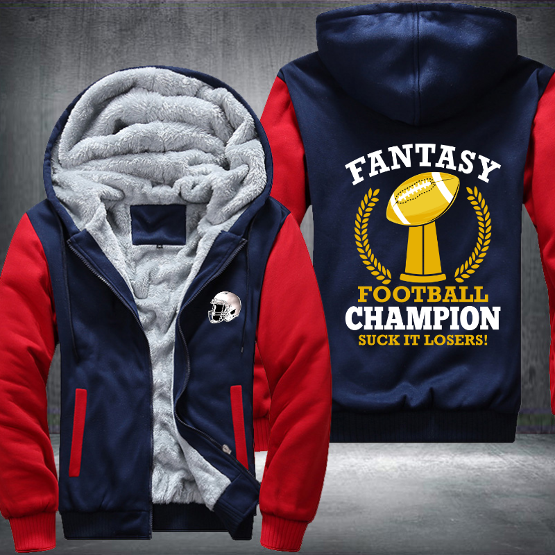 Fantasy Football Champion Fleece Hoodies Jacket