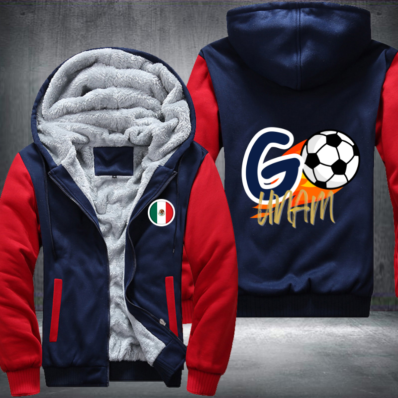 Soccer Go UNAM Fleece Hoodies Jacket