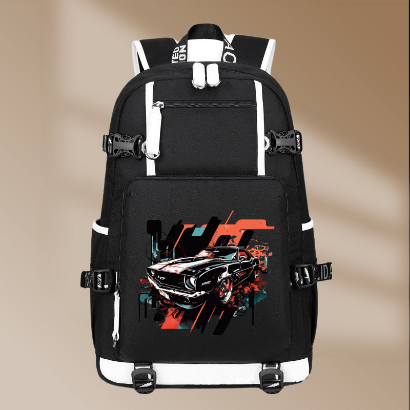 Chevrolet Camaro Z28 1967 Printing Canvas Backpack