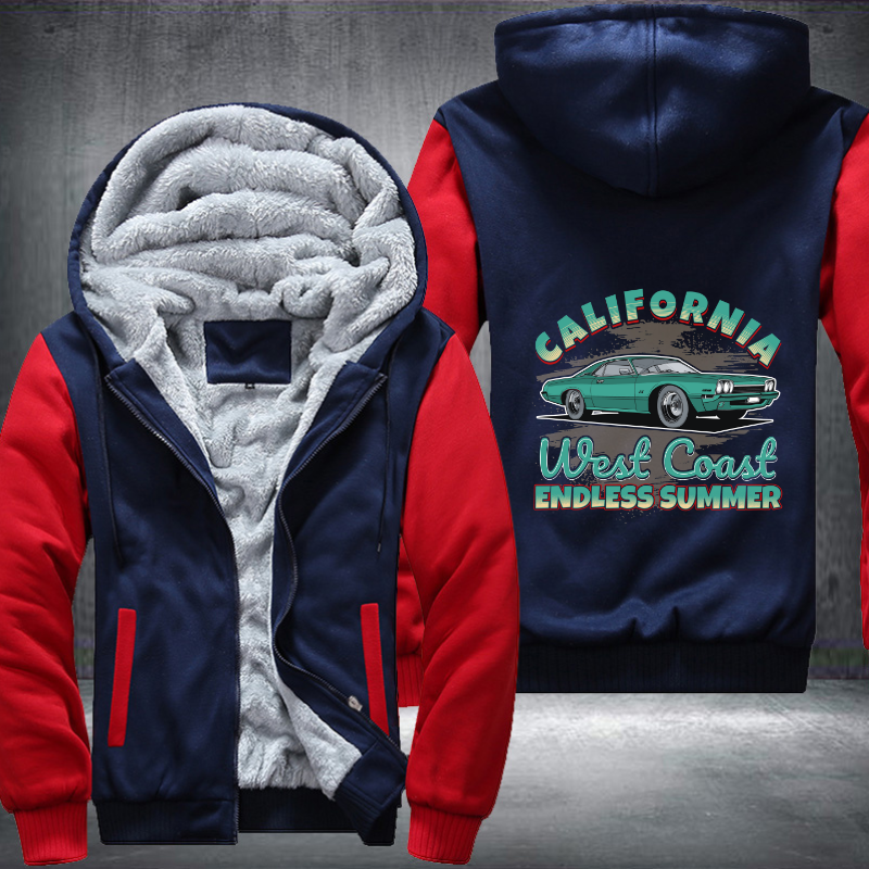 California west coast endless Fleece Hoodies Jacket