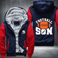 Football Son Fleece Hoodies Jacket