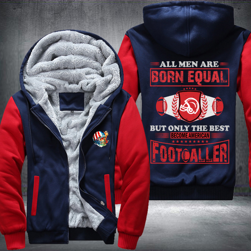 All men born equal American Fleece Hoodies Jacket