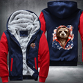 Animal Hiphop Graphic Funny Sloth Fleece Hoodies Jacket