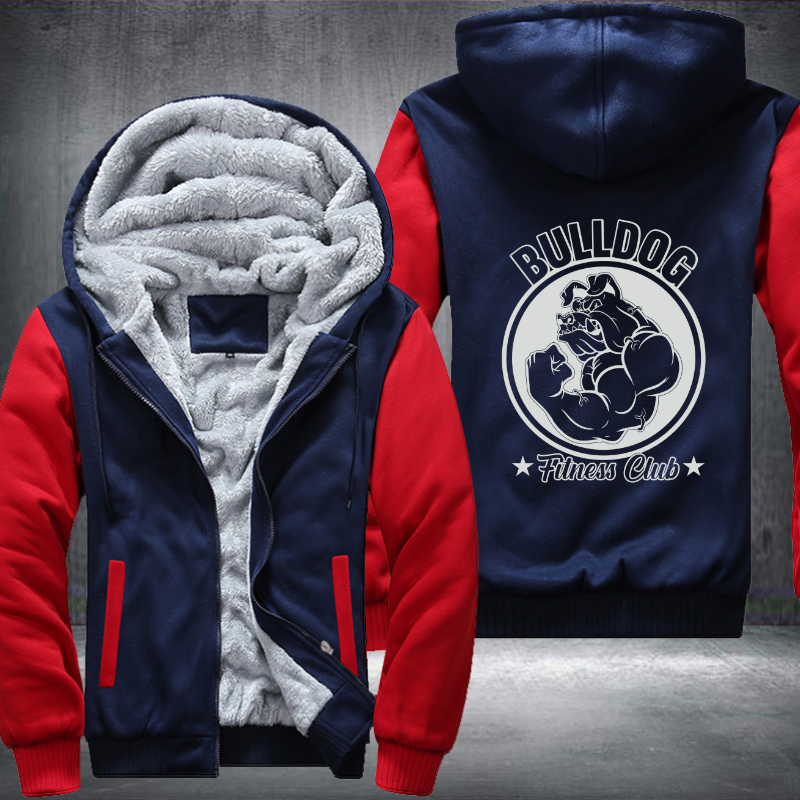 Bulldog Fitness Club Fleece Hoodies Jacket