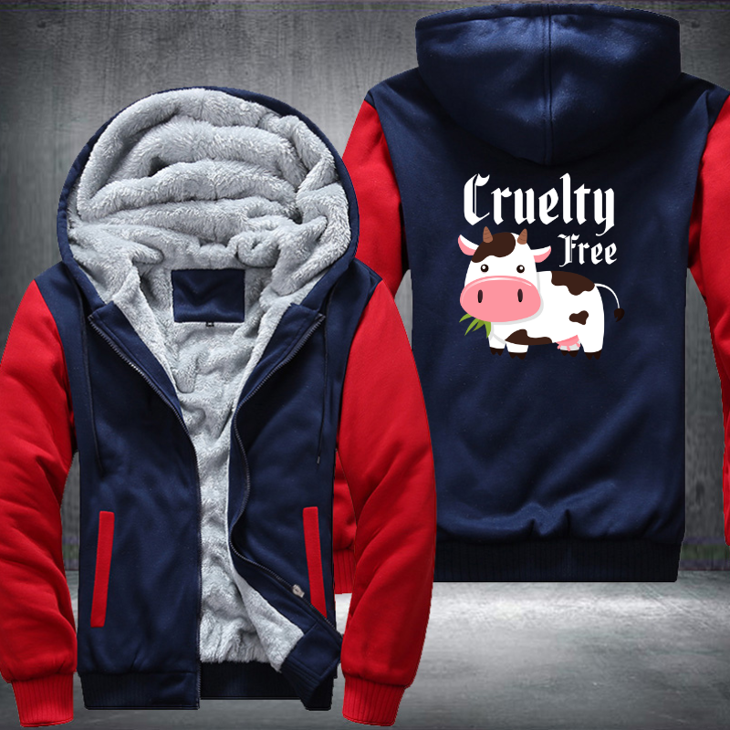 Cruelty Free Fleece Hoodies Jacket