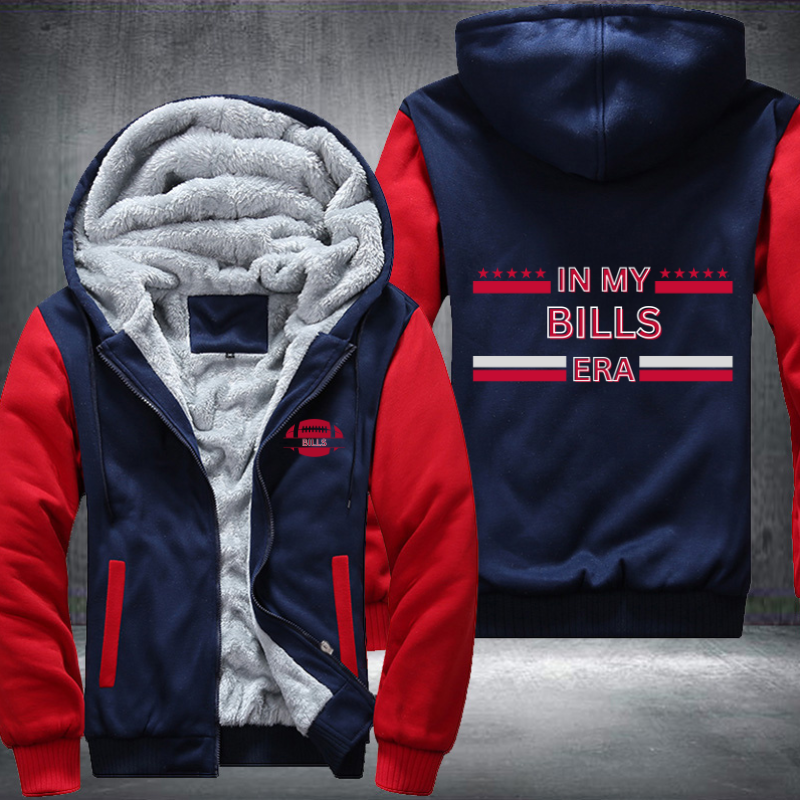 In My Football Era Game Day Bills Fleece Hoodies Jacket
