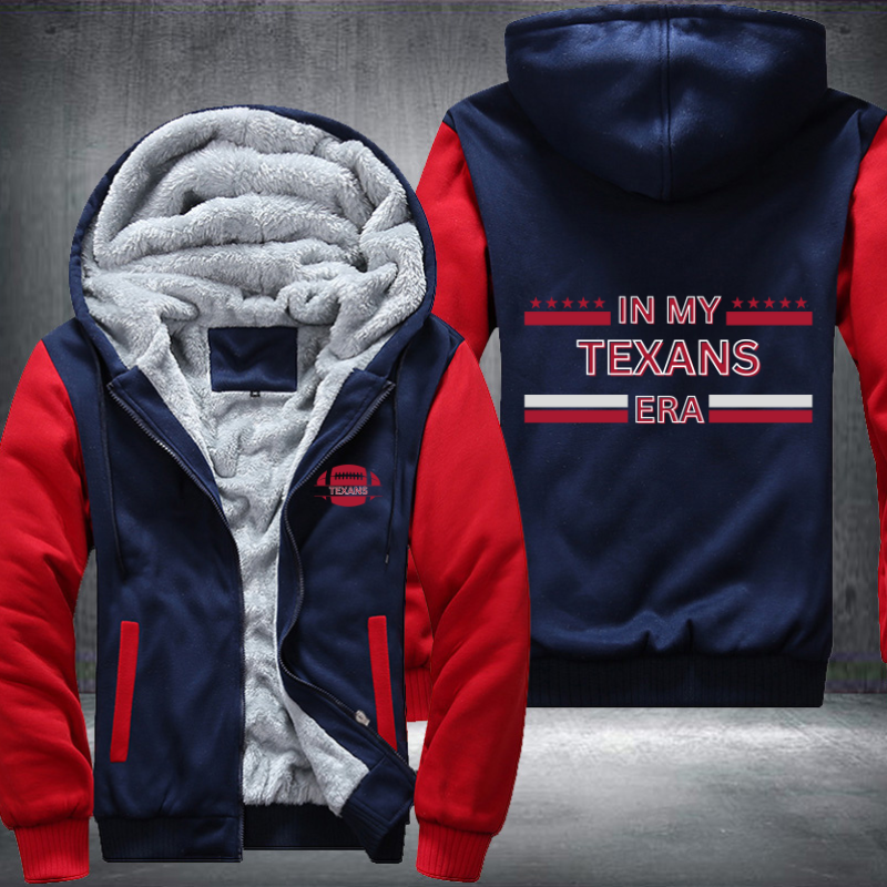 In My Football Era Game Day Texans Fleece Hoodies Jacket