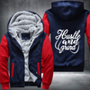 Hustle And Grind Fleece Hoodies Jacket