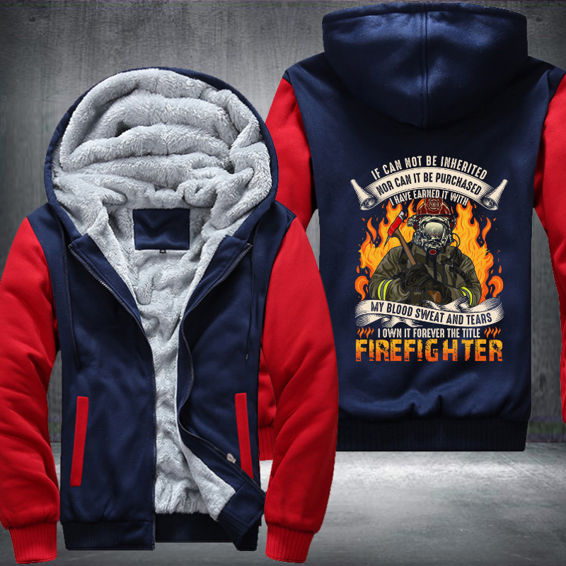 If can not be Inherited nor can it be purchased I have earned it with Fleece Hoodies Jacket