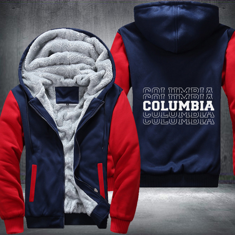 Patriotic USA State Columbia Fleece Hoodies Jacket