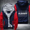 Patriotic USA State Albany Fleece Hoodies Jacket
