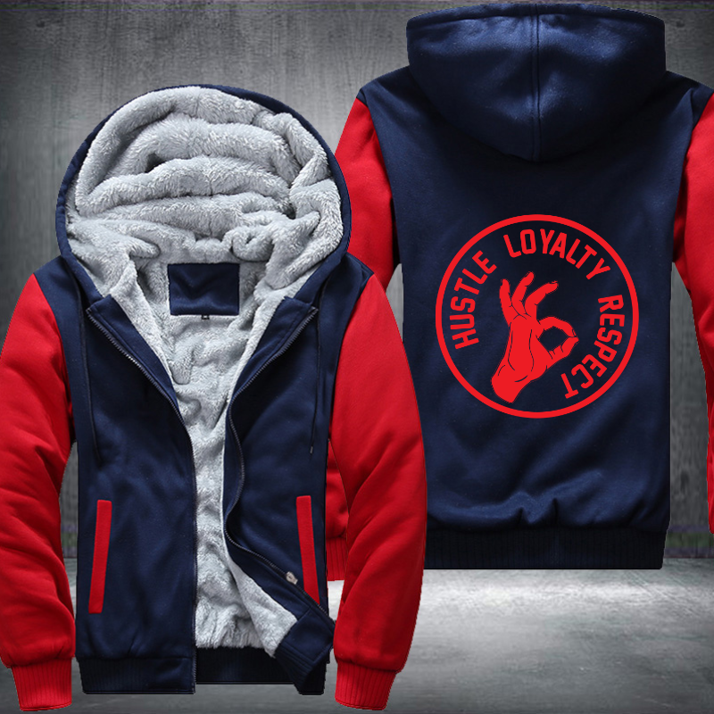 Hustle Loyalty Respect Fleece Hoodies Jacket