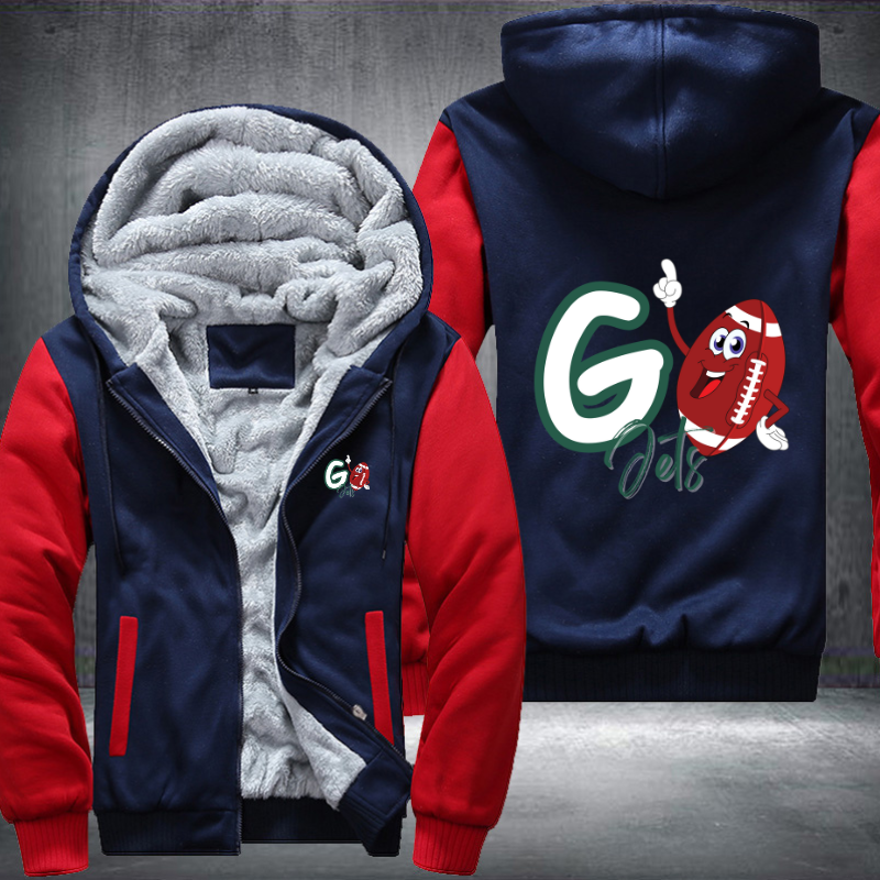 Go Jets Fleece Hoodies Jacket