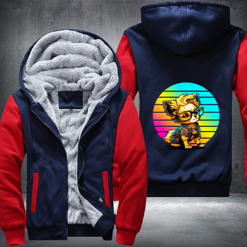 Good Dog Fleece Hoodies Jacket