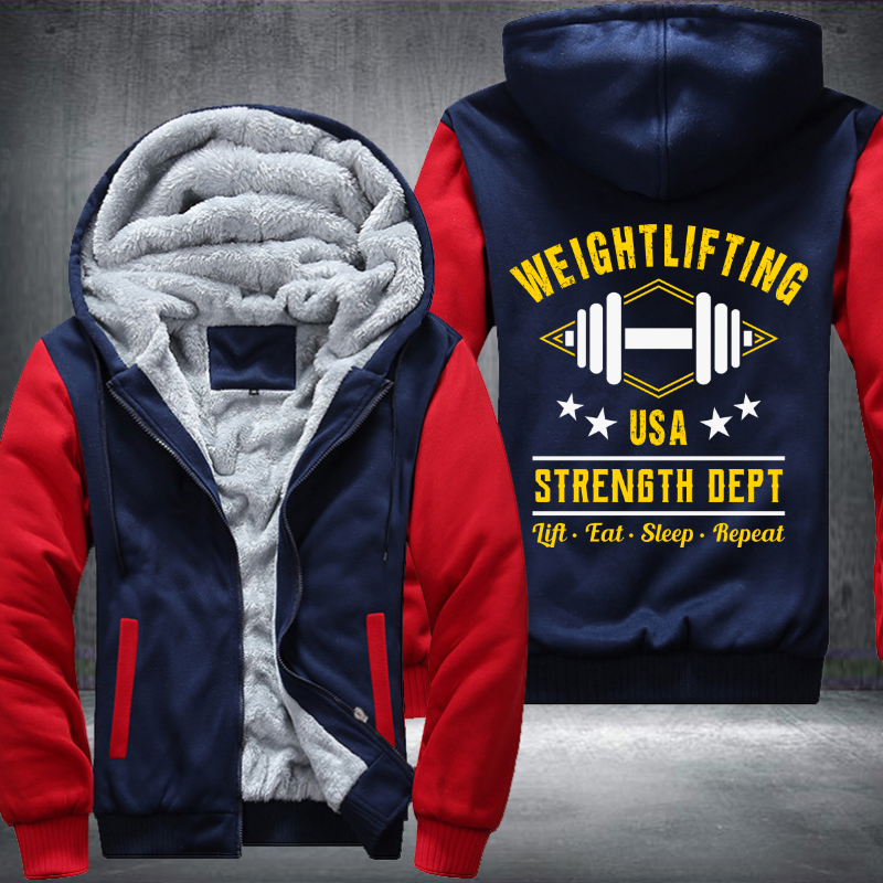 Weightlifting USA Strength Dept Fleece Hoodies Jacket