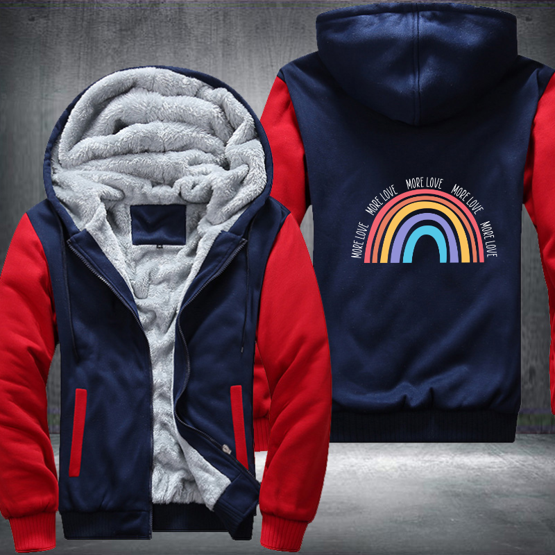 More Love Fleece Hoodies Jacket
