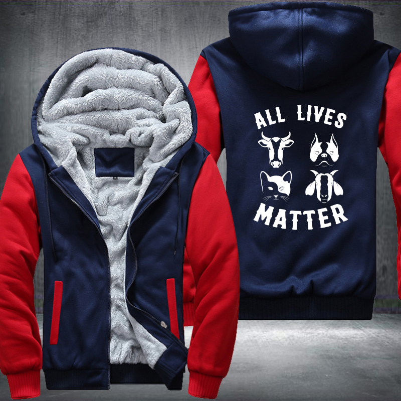 All Lives Matter Fleece Hoodies Jacket