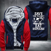 Save The Planet Eat Humans Fleece Hoodies Jacket
