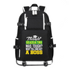 Thought Graduating Was Tough Wait Till You Get A Boss printing Canvas Backpack