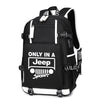 Only in a Jeep Printing Canvas Backpack