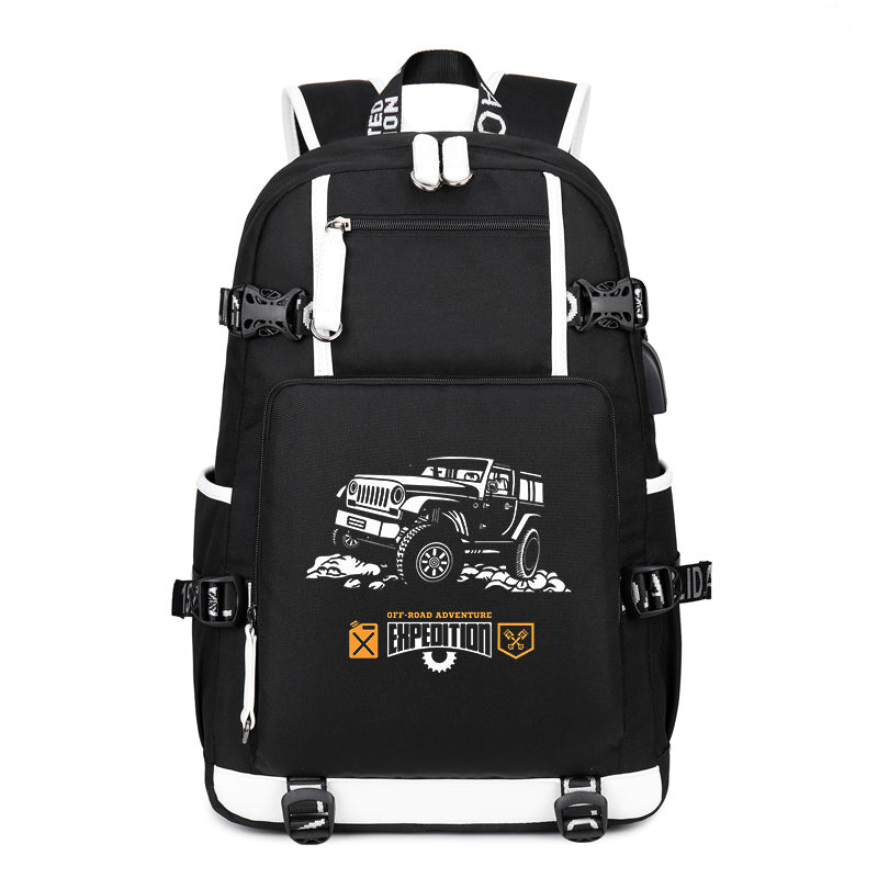 Off Road Adventure Expedition Printing Canvas Backpack
