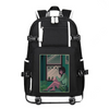 Anime Japanese The Cute Girl in Green printing Canvas Backpack
