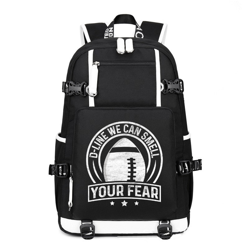 D-Line we can smell your fear printing Canvas Backpack