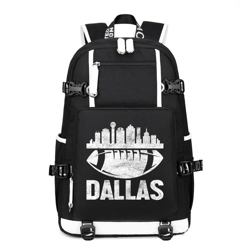 Dallas American Football printing Canvas Backpack