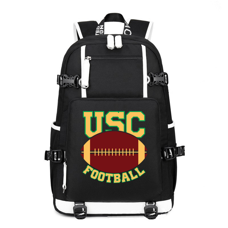 USC Football printing Canvas Backpack
