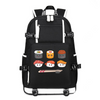 Sushi Anime Kawaii Set Japanese Food printing Canvas Backpack