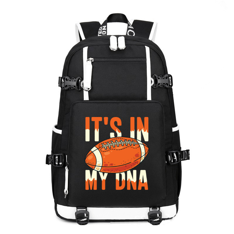 Football it is in my DNA printing Canvas Backpack