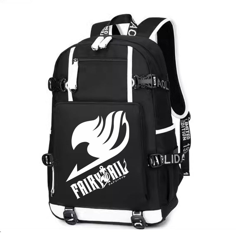 Fairytail Printing Canvas Backpack
