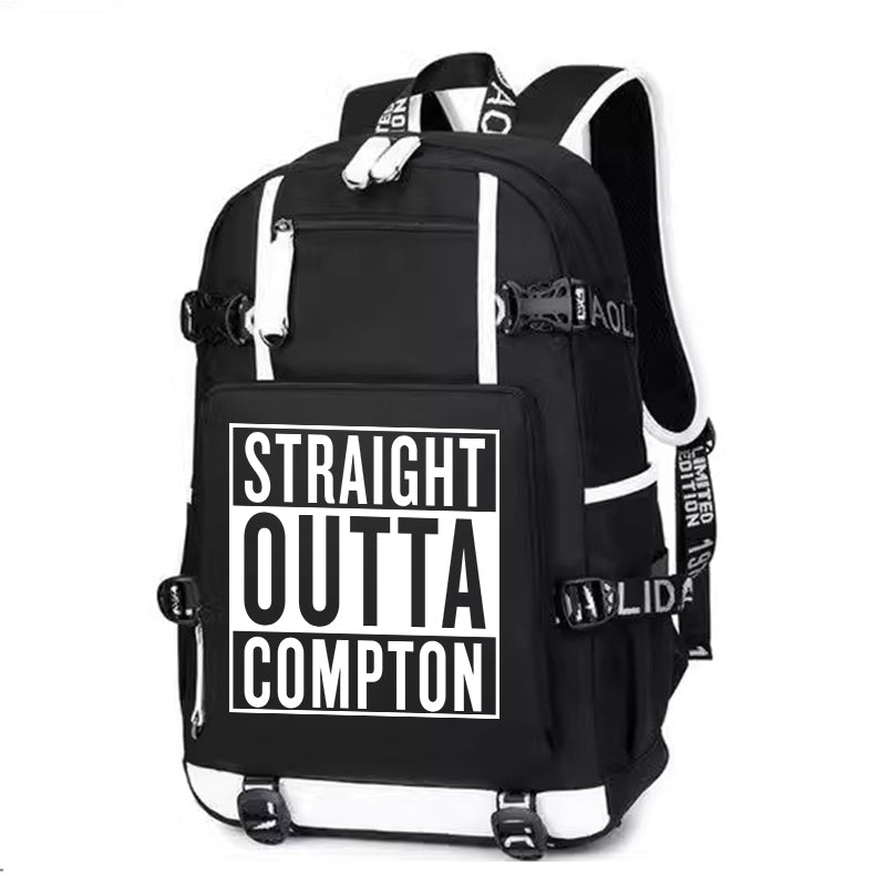 Straight Outta Compton  Printing Canvas Backpack