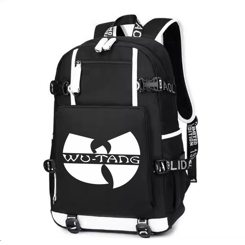Wu tang Printing Canvas Backpack