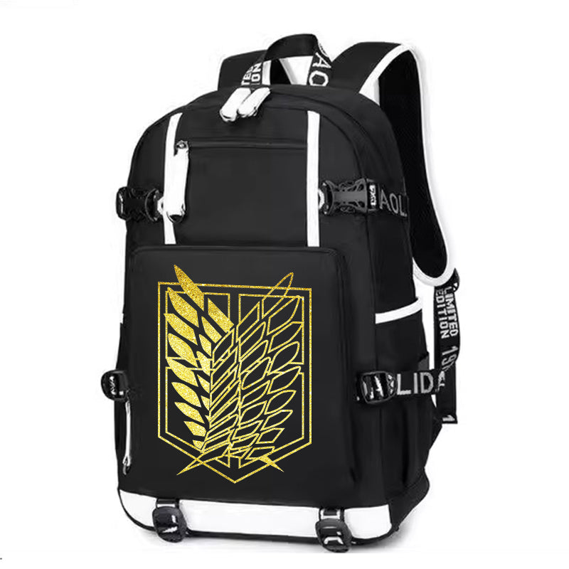 Shingeki no Kyojin Scouting Legion Printing Canvas Backpack