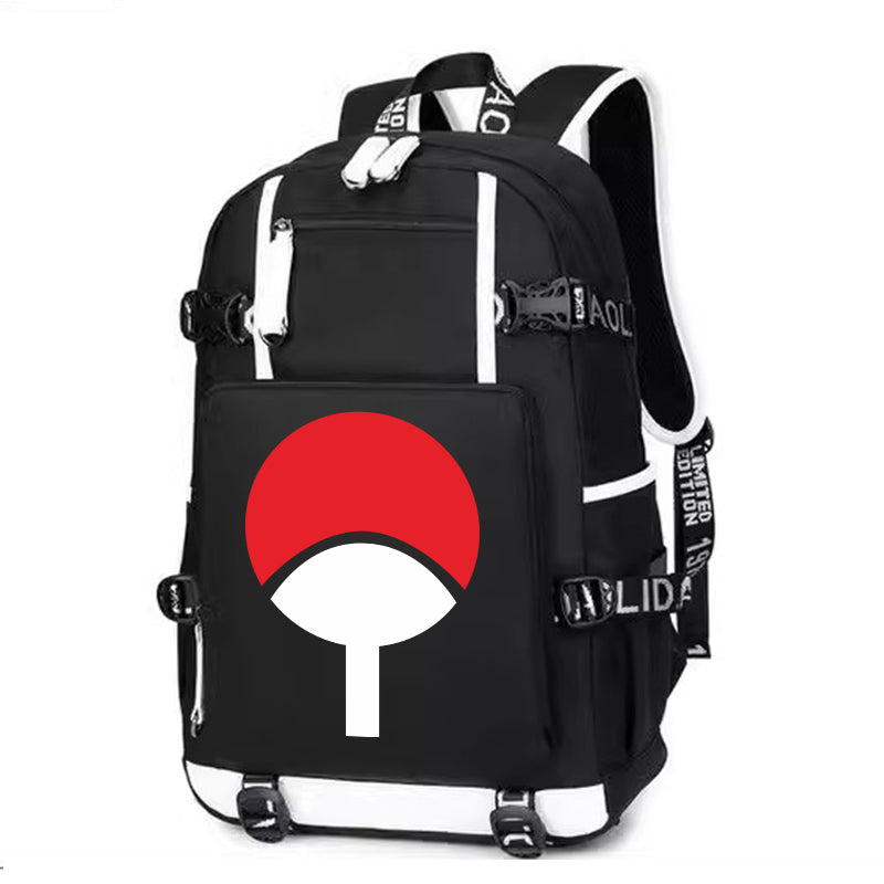 Uchiha clan Printing Canvas Backpack