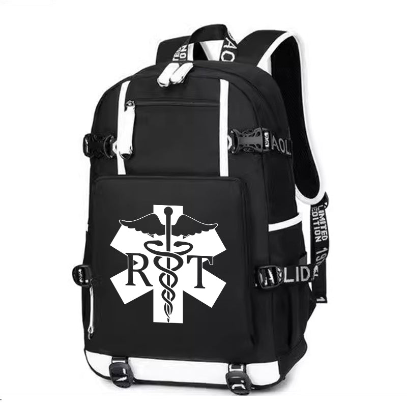 Respiratory Therapy Printing Canvas Backpack
