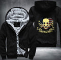 USA Skull game over Fleece Hoodies Jacket