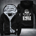 Skull smile you have teeth Fleece Hoodies Jacket