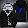 Flag of Indiana Fleece Hoodies Jacket