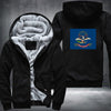 Flag of North Dakota Fleece Hoodies Jacket