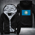 Flag of South Dakota Fleece Hoodies Jacket