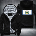 Flag of West Virginia Fleece Hoodies Jacket