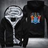 Flag of New Jersey Fleece Hoodies Jacket