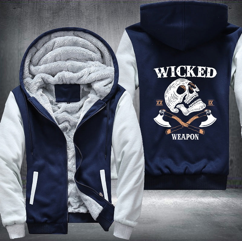 Skull Wicked Weapon Fleece Hoodies Jacket